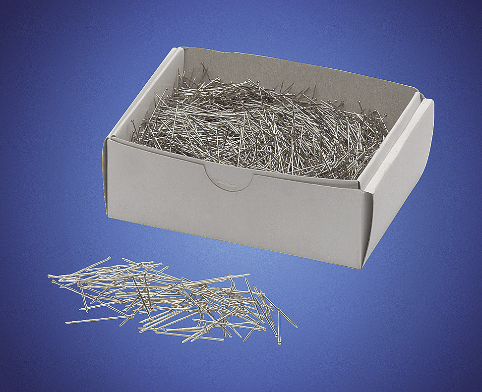 Stecknadeln extra fein 0,6 x 30 mm, VE ca. 500 g Stecknadeln extra fein 0,6 x 30 mm, VE ca. 500 g