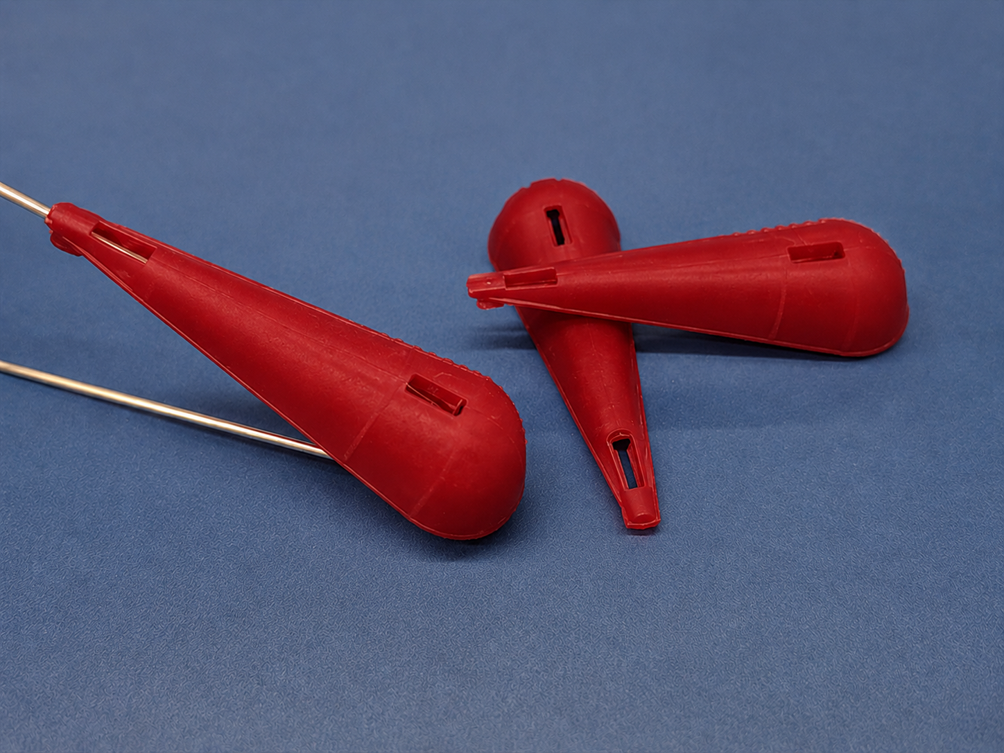 Plastikclip Schulterstützen, rot