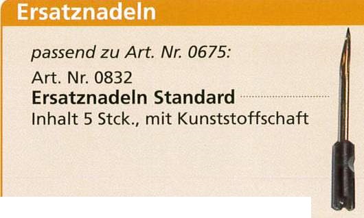 Ersatznadeln für Dennison STANDARD 5 Nadeln / Packung Ersatznadeln für Dennison STANDARD 5 Nadeln / Packung