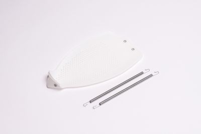 Bügeleisensohle PTFE universal Größe ohne Rahmen, mit Feder Bügeleisensohle PTFE universal Größe ohne Rahmen, mit Feder